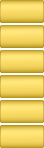 Set 6 Mini Radiere Ballograf Yellow
