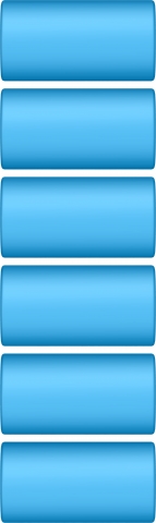 Set 6 Mini Radiere Ballograf Turquoise