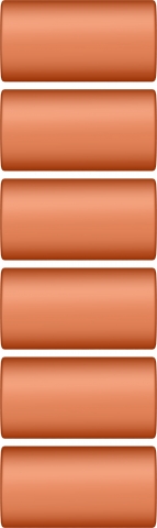 Set 6 Mini Radiere Ballograf Orange