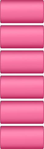 Set 6 Mini Radiere Ballograf Pink