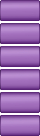 Set 6 Mini Radiere Ballograf Purple